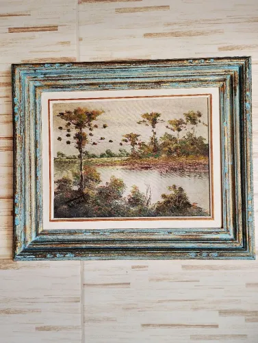 Pintura a óleo sobre tela