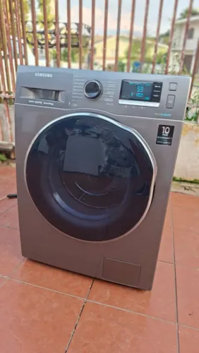 Lava e Seca Samsung 11kg / 7kg INOX WD11J64E4AX/AZ com Wi-Fi <br>