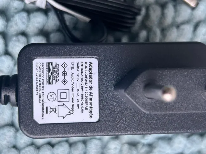 FONTE DE ALIMENTAÇÃO 12V 2A (novas) lote 100 peças