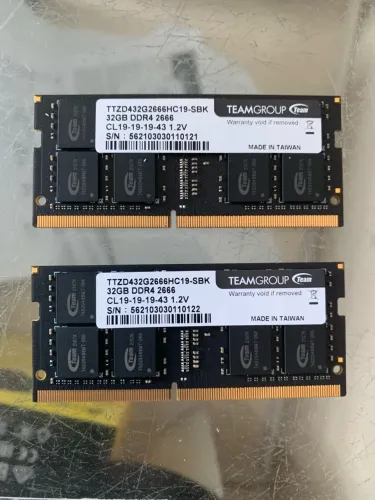 MEMORIA 32gb 2666 ddr4 notebook