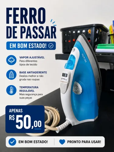 Ferro de passar - Britânia 220v