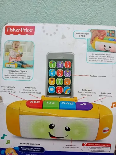 Presente dia das crianças: alto falante fisher price