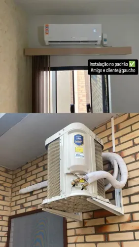 Instalação de ar condicionado,