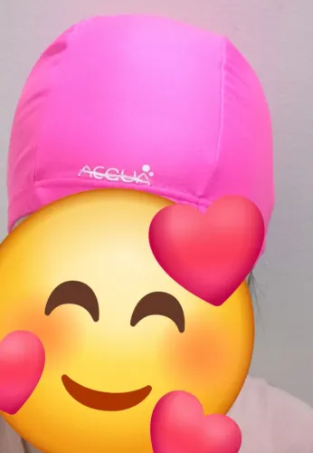 Touca natação infantil acqua minas rosa