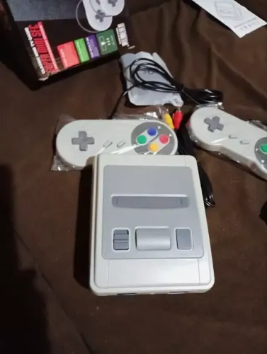 nintendo mini com 620 jogos na caixa novo