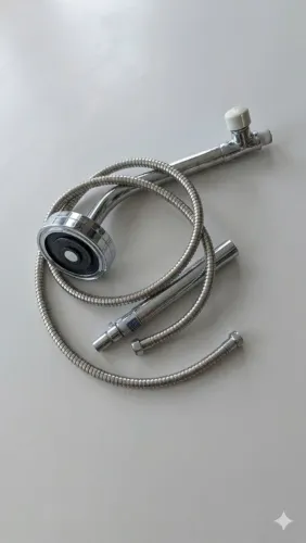Chuveiro ducha autolimpante p/ Aquecedor completo com desviador 