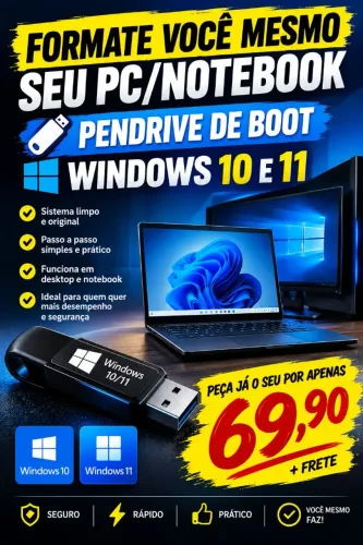 Pen drive bootavel