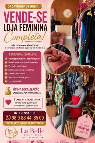 Vende-se loja completa