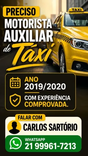Motorista Auxiliar Taxi