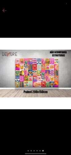 Painel Retangular Brasilidades Lambe Lambe
