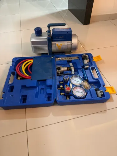 Bomba de vácuo 12 Cfm + kit flanger
