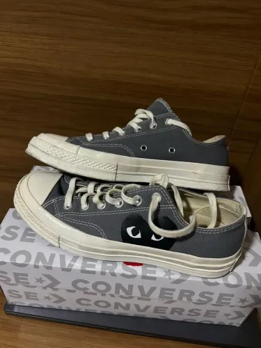 CDG X CONVERSE CINZA