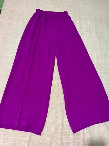 Calça pantalona duna roxa