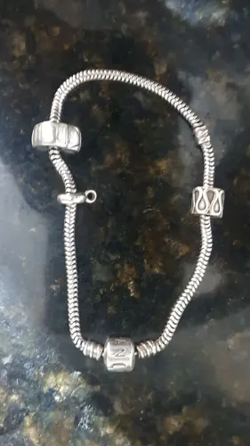 Pulseira pandora original com berloque 