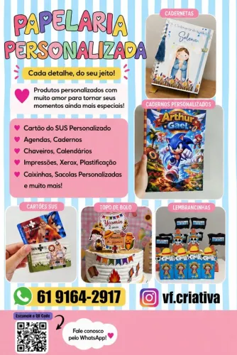 Papelaria personalizada