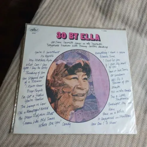 Lote 5 Discos de Vinil Ella Fitzgerald 30 By Ella Lady Time Dream Dancing Gigantes do Jazz