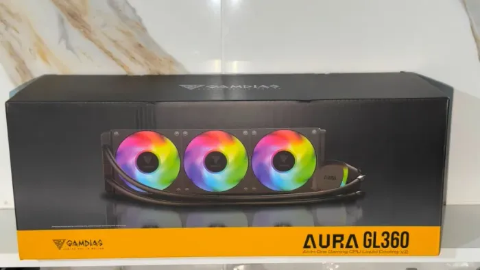 Walter-cooler Gamdias Aura GL360 RGB Zero na caixa Nunca usado