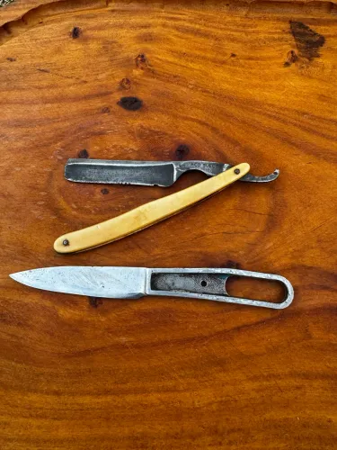 Conjunto navalha Sueca e Faça Eberle