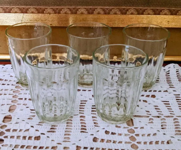 5 copos Nadir Figueiredo antigos 250 ml
