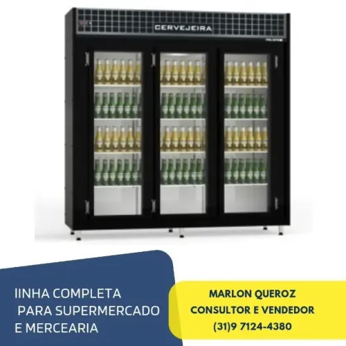 Cervejeira 3 Portas Polo Frio 220v Nova