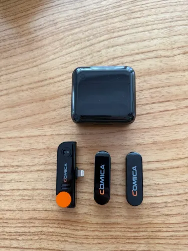Microfone profissional sem fio Cômica Vimo S Usb 
