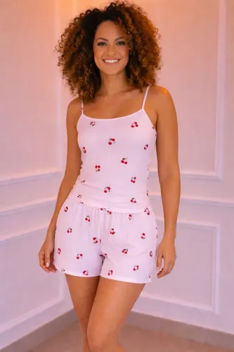 Conjunto Parisa - Cereja Adulto