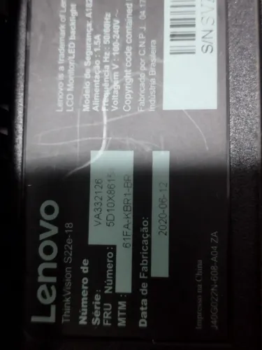 Monitor Lenovo s22e-18
