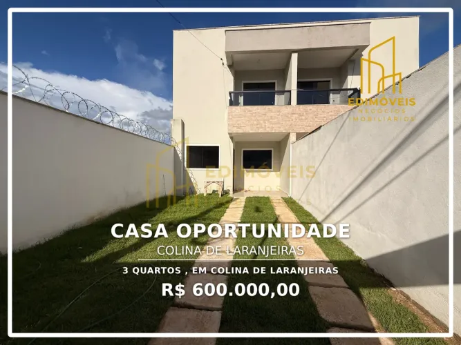Colina de Laranjeiras: Casa Duplex com 120 m² e Acabamento Moderno!