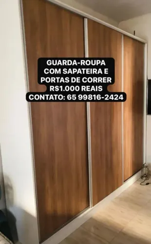 Guarda roupa e cama
