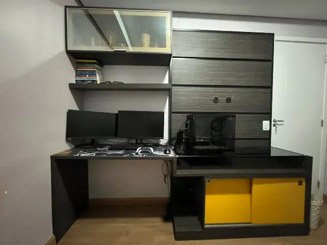 Rack com painel planejado