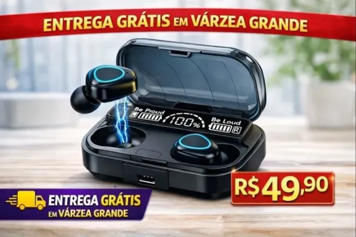 Fone M10 com Case Carregador - Oferta Especial