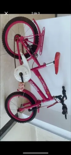 Bicicleta infantil passeio aro 16 Cairu flowers