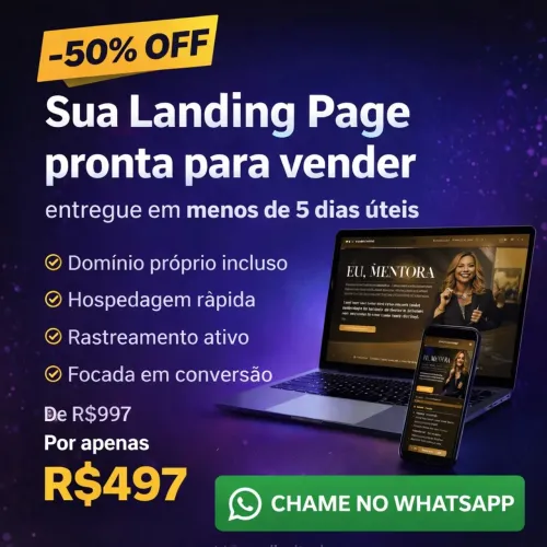     Landing Page Profissional + Domínio + Hospedagem 
