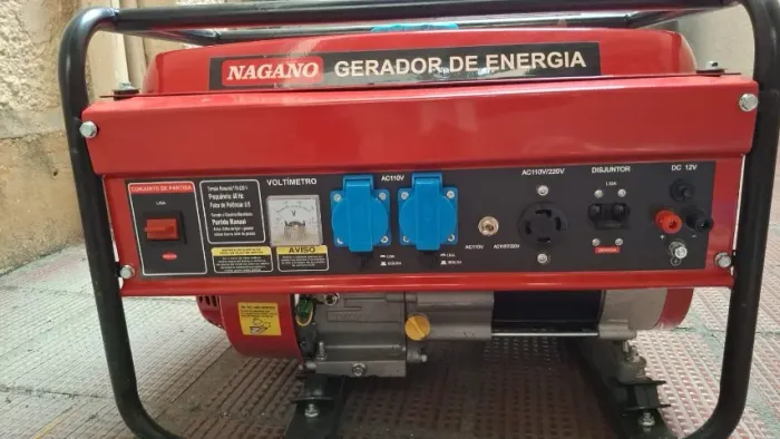 Gerador De Energia Nagano NG3800 Gasolina 3.6 Kva - Quase Sem Uso!