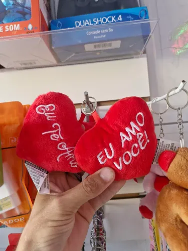 CHAVEIRO EU AMO VOCÊ OU EU TE AMO