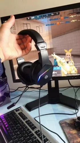 Headset Gamer TGT Diver Com led rgb - Novo !
