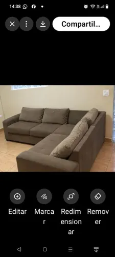 Sofá em L 1.5 X 1x5