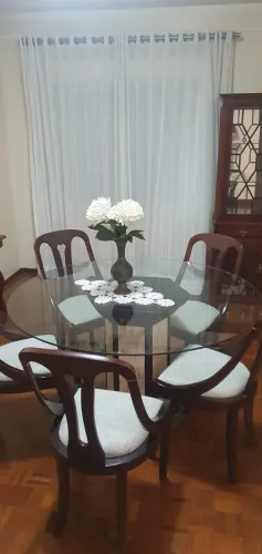 Mesa Jantar e Cristaleira
