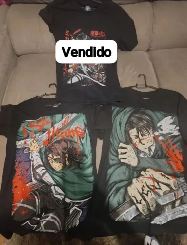Ikaricorp attack on titan coleção camisetas