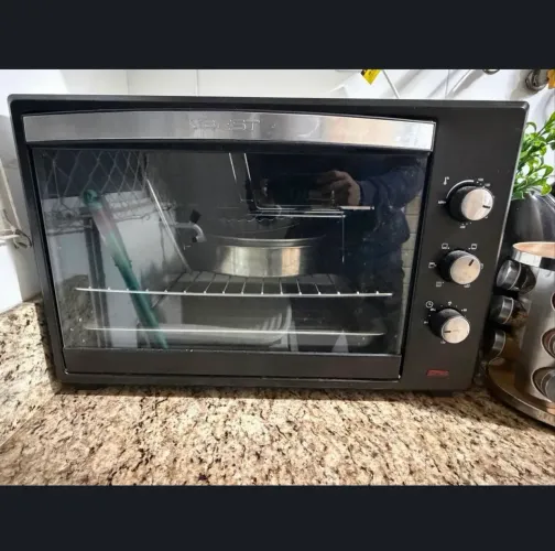 Forno Elétrico, 60 litros, com Acessórios? Produto Novo