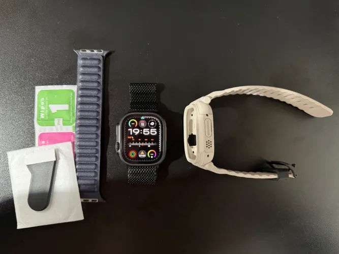 Apple Watch Ultra 2 Black Impecável Como Novo + Pulseiras