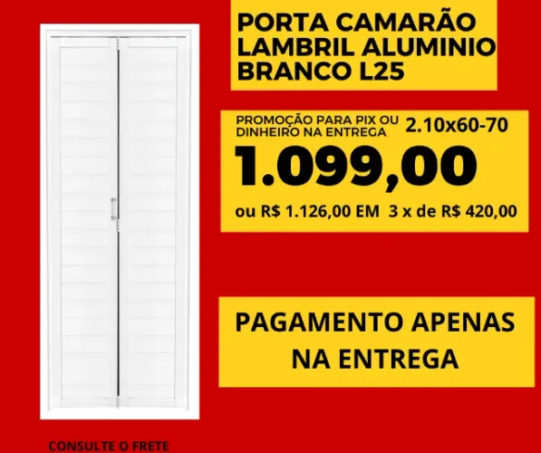 porta branca  camarão lambril para banheiro - 2.10x70