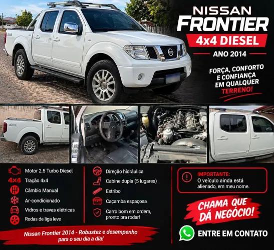 Nissan Frontier SV At.cd 4X4 2.5 TB Diesel Mec. 2014
