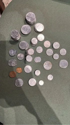 Lote moedas Cruzeiro e cruzado