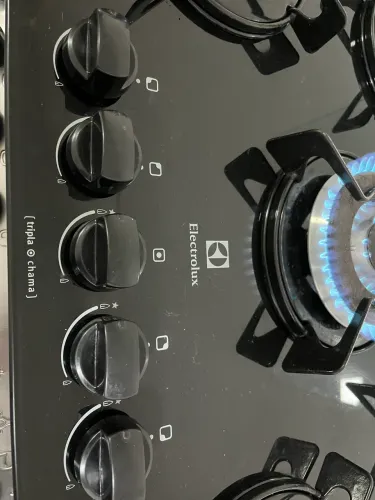 Cooktop 5 bocas chama tripla
