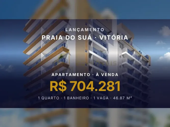 Oportunidade na Praia do Suá: Apartamento de 1 Quarto com Lazer Completo!