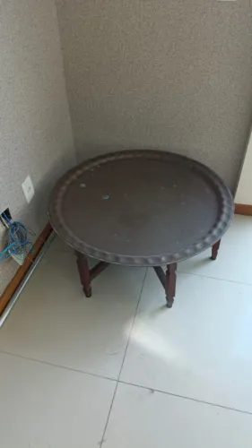 Mesa redonda bronze