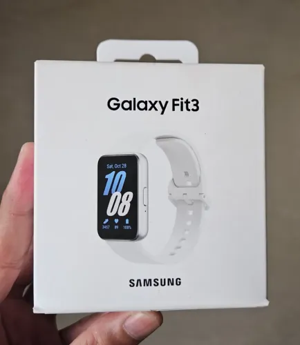 Samsung smartwatch galaxy fit 3 grafite e branco lacrados