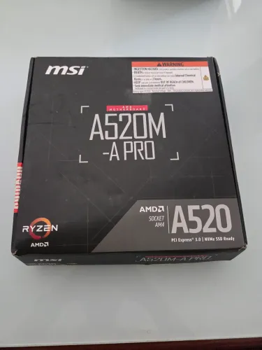 Placa Mãe MSI - A520M-A PRO.