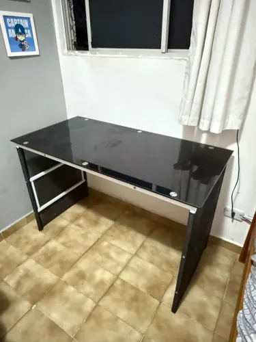 Escrivaninha Tampo de vidro